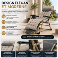 RELAXIA™ — Le fauteuil de relaxation conçu pour votre confort absolu