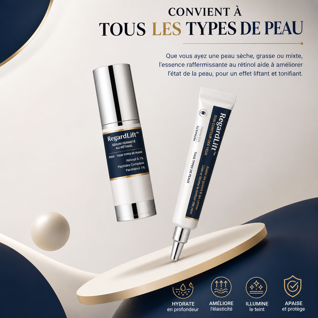 👁️ RegardLift™ ✨ Le soin ciblé qui efface les poches sous les yeux et illumine votre regard