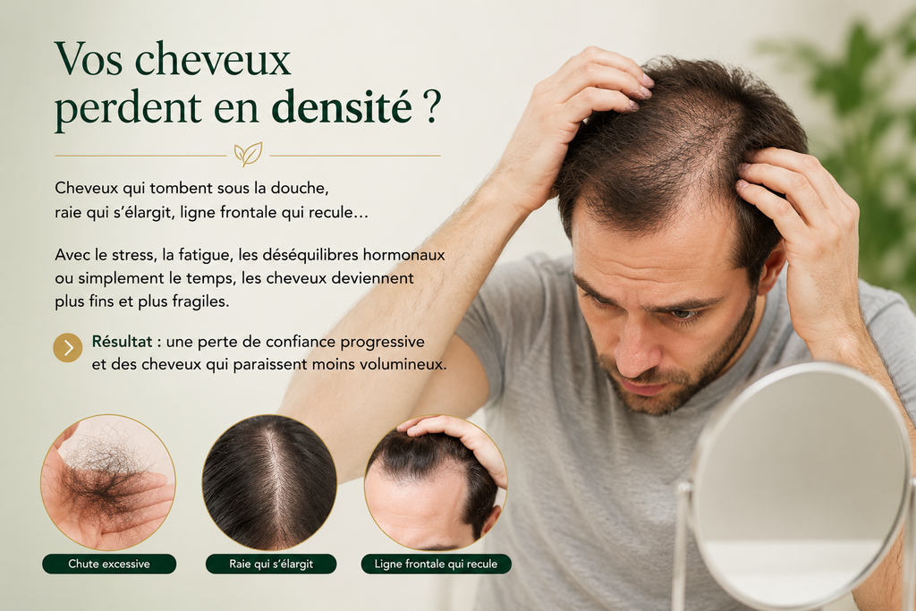 Follicéa™ — Réveillez le potentiel de vos cheveux / Pack de 3 Sérum  de traitement de perte de cheveux