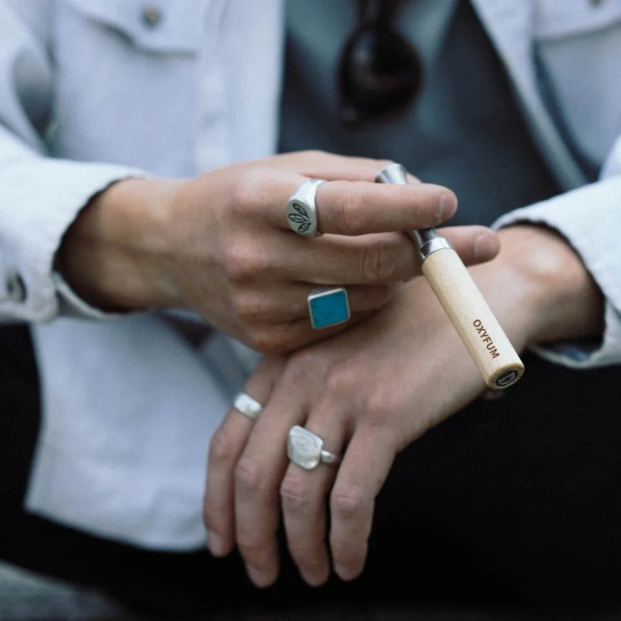 OXYFUM Embout d'inhalateur pour l'arrêt du tabac avec saveur d'huile essentielle infusée préférée – Aromathérapie