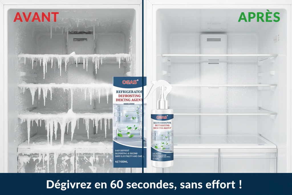 DégivraPro™ - Spray Dégivrant Réfrigérateur