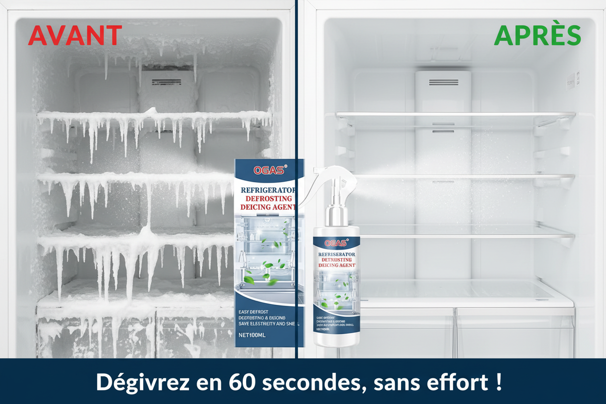 DégivraPro™ - Spray Dégivrant Réfrigérateur